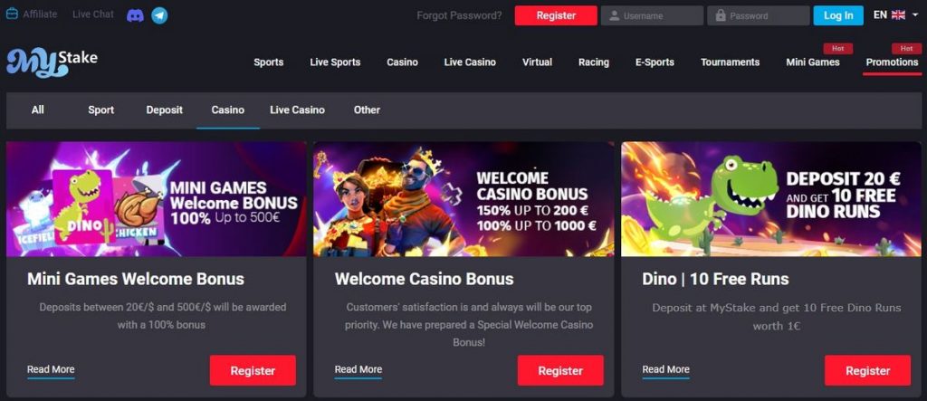 MyStake Сasino - How To Receive And Withdraw Your Bonuses - Gamblenexus