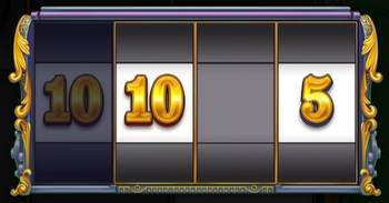 10-10-Blank-5 pays 10105 credits if playing 4 reels, or 105 credits if playing 3 reels