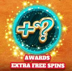 Awards extra free spins