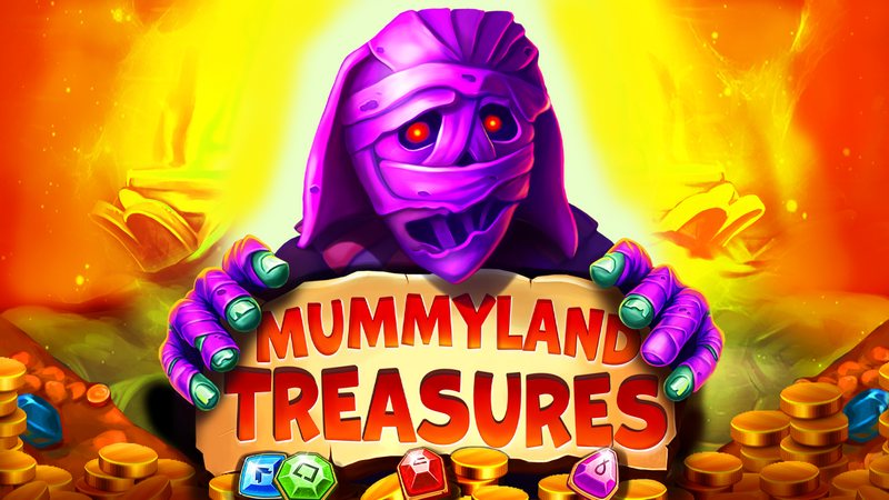 Mummyland Treasures Slot Logo