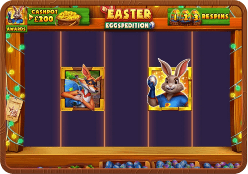 Landing both Super Bunny and Foxy Loot awards the Cash Pot value.