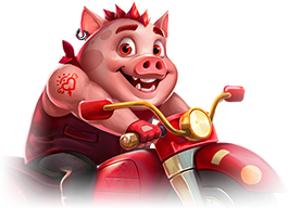 Red Happy Pig