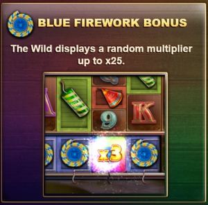 Blue Firework Bonus
