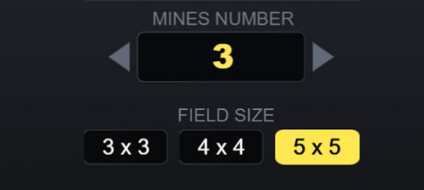 size mines