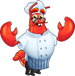 Lobster Bob’s Sea Food and Win It Character