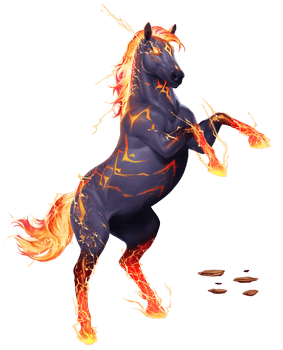 coltlightningfirestorm horse