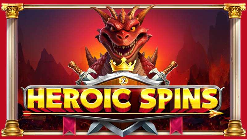Heroic Spins Slot Logo