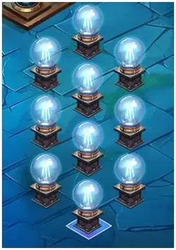 Wait until the light bulb of the selected side explodes.