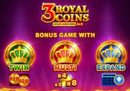 3 Royal Coins: Hold and Win