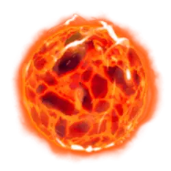 orange fireball