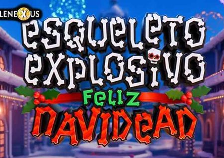 Esqueleto Explosivo Feliz Navidead