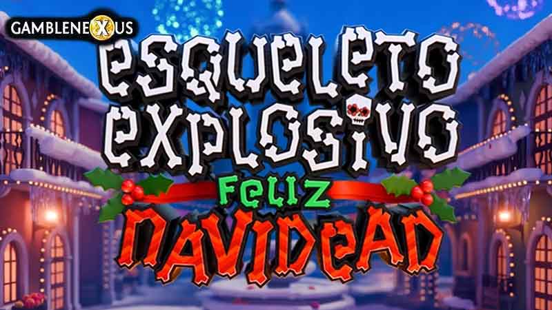 Esqueleto Explosivo Feliz Navidead