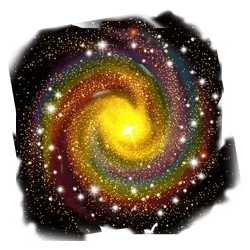 Golden Rainbow Symbol