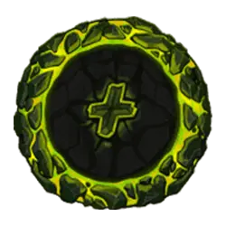 green disc symbol