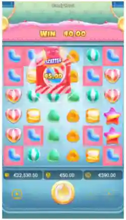 Special Symbols: Gummy Rocket, Chocolate Bomb, Mystery Sweet