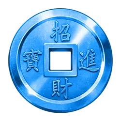 Blue coin