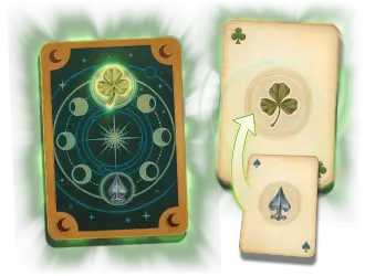 blue lunar card