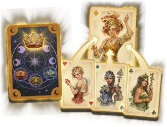 purple lunar card