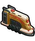 Golden Streamliner train