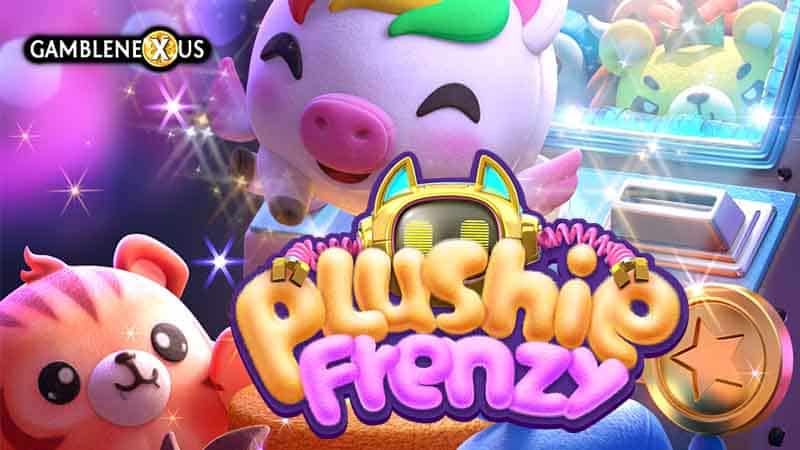 Plushie Frenzy Slot Logo
