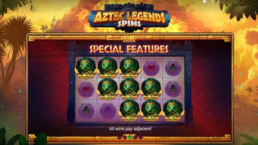 aztec legends spins slot screenshot 3