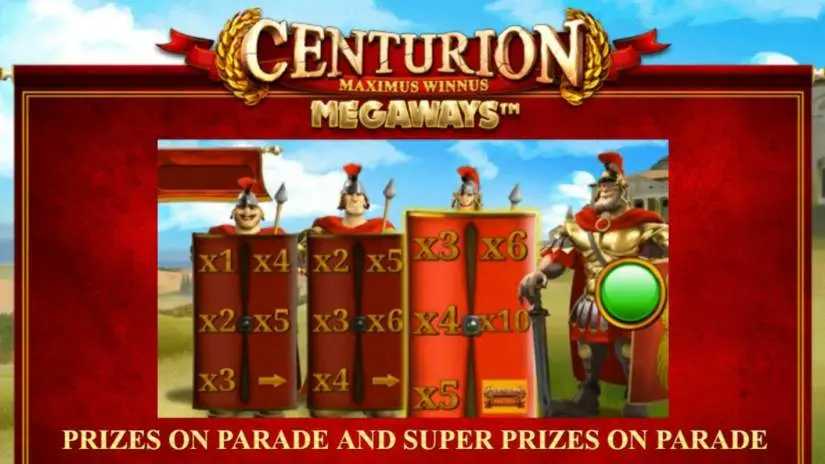 centurion megaways slot screenshot 4