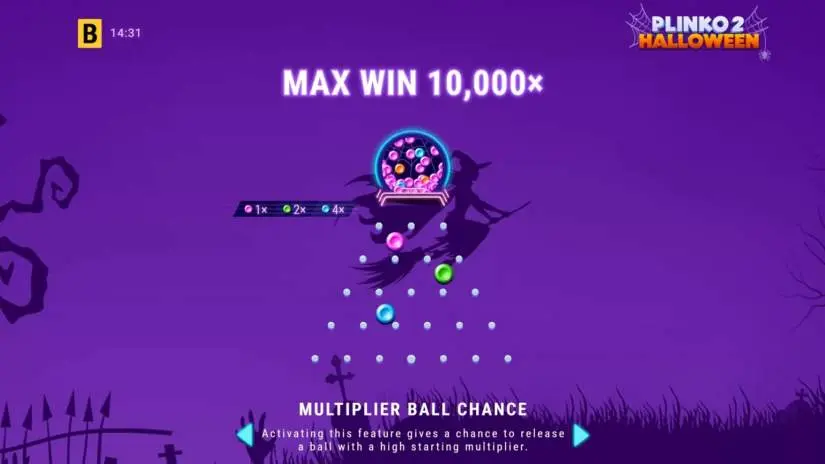 Chance of Landing a Ball with a Multiplier