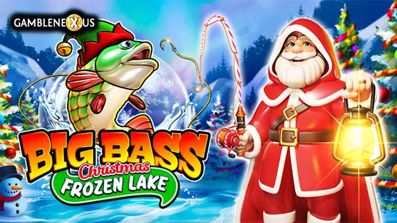 Big Bass Christmas Frozen Lake