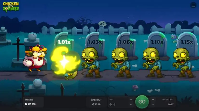 chicken vs zombies game screenshot 1