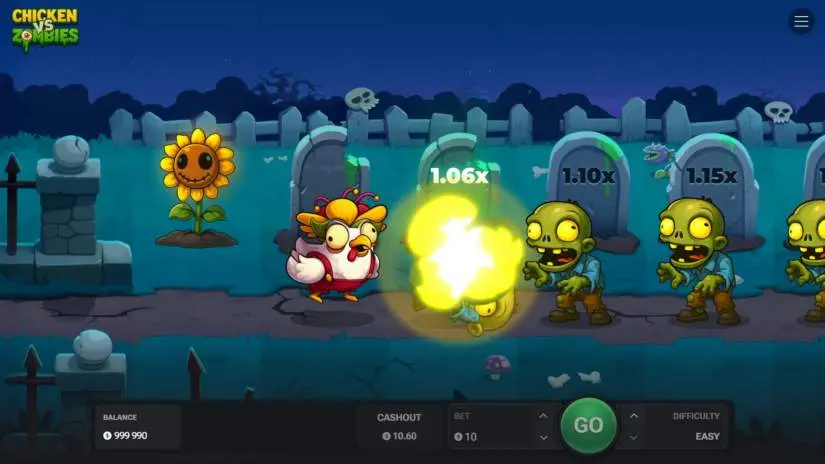 chicken vs zombies game screenshot 2