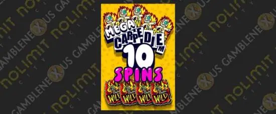 mega carpe diem spins