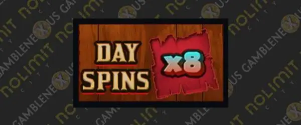day 8 spins nolimit booster