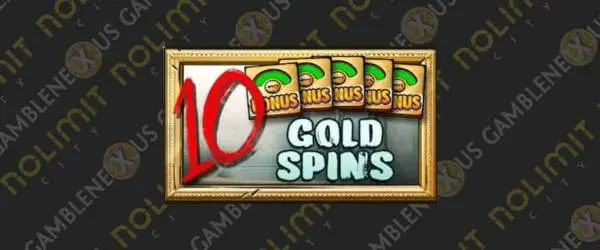 10 gold spins