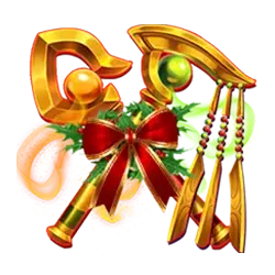 Symbol 01 3 Christmas Pyramids: Hold & Win