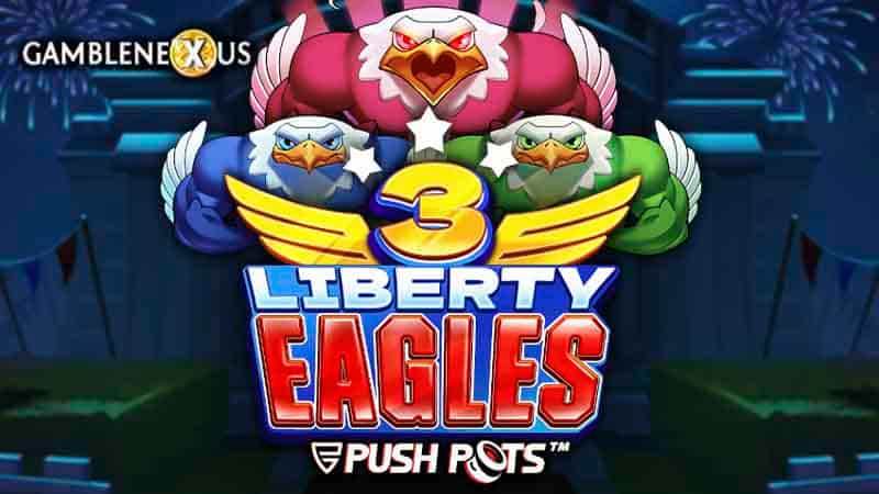 3 Liberty Eagles Slot Logo