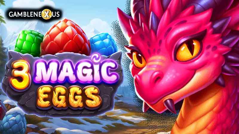 3 Magic Eggs Slot Logo