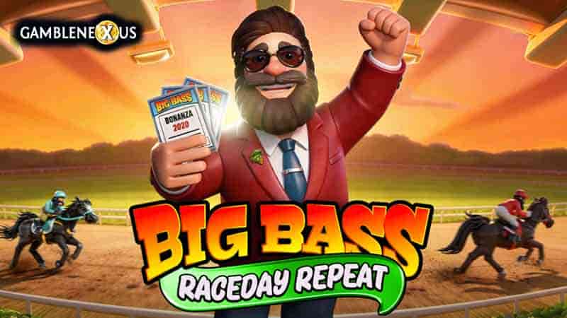 Big Bass Raceday Repeat Slot Logo