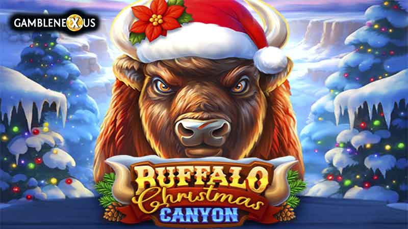 Buffalo Christmas Canyon Slot Logo