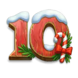 Symbol 10 Buffalo Christmas Canyon