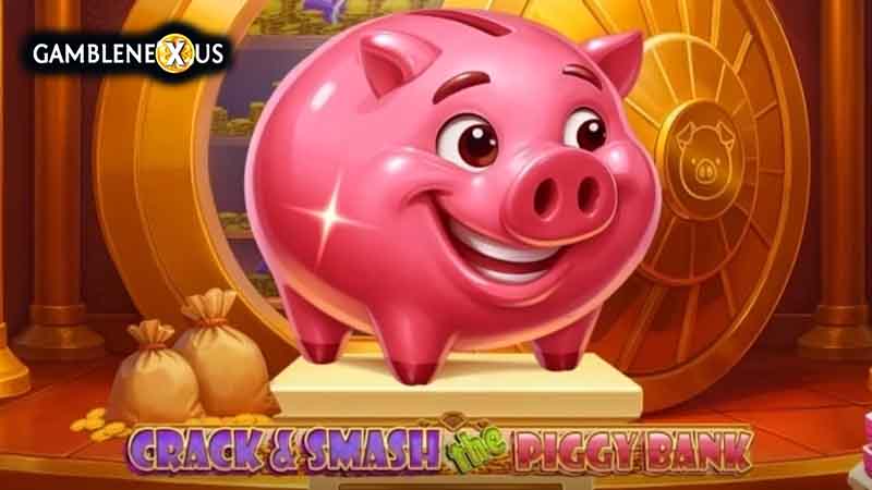 Crack & Smash The Piggy Bank Slot Logo