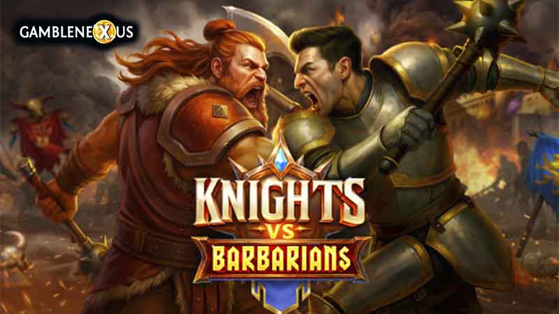 Knights vs Barbarians Slot Logo