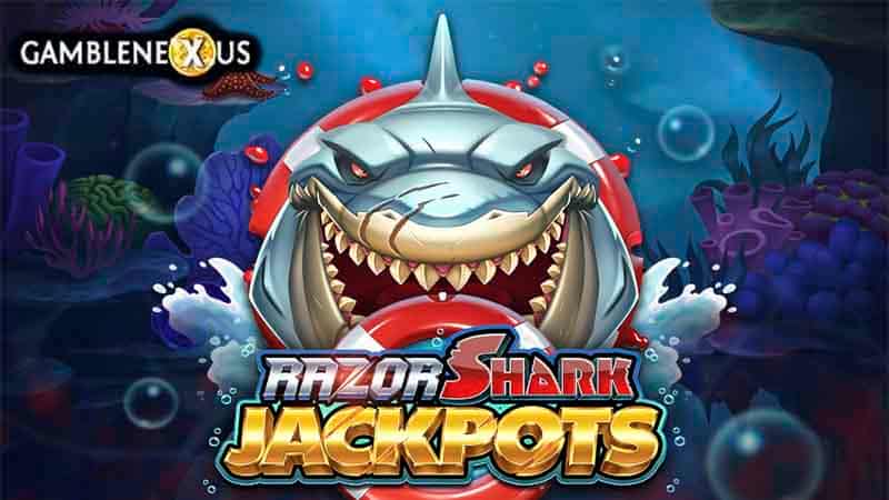 Razor Shark Jackpots Slot Logo
