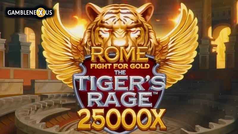 Rome Fight For Gold The Tiger’s Rage Slot Logo