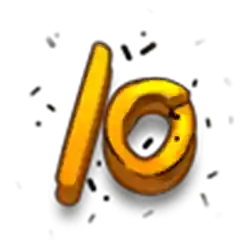 Symbol 10 Supersized