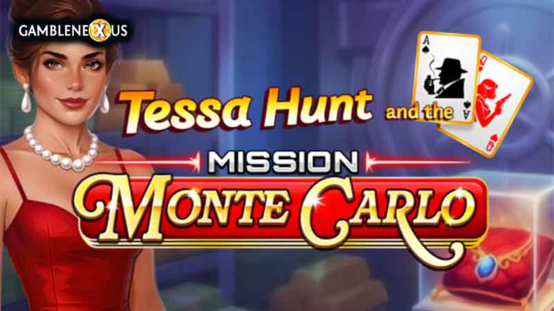 Tessa Hunt and the Mission Monte Carlo Slot Logo