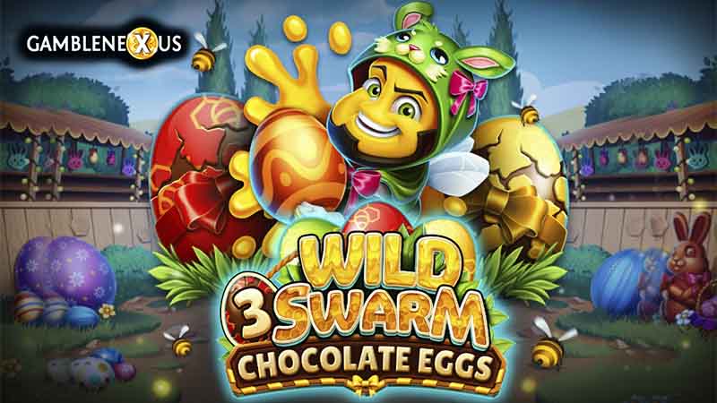 Wild Swarm 3 Chocolate Eggs Slot Logo