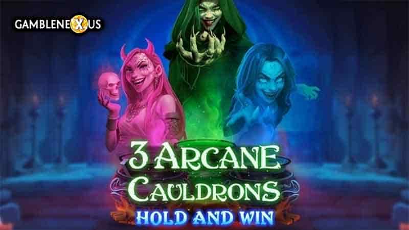 3 Arcane Cauldrons Slot Logo