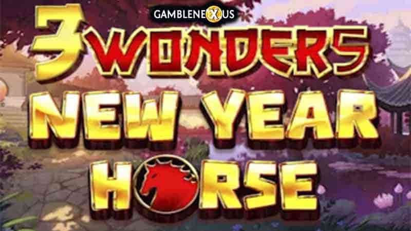 3 Wonders New Year Horse Slot Logo