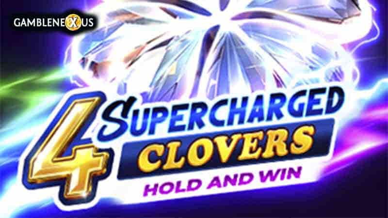 4 Supercharged Clovers: Hold and Win Slot Logo