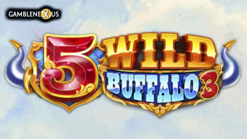 5 Wild Buffalo 3 Slot Logo